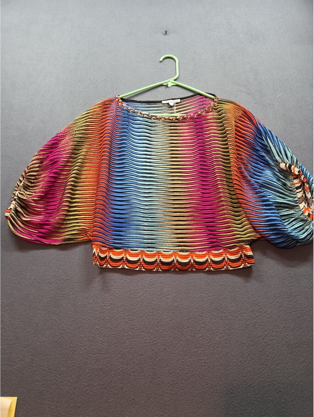 women's Alberto Makali rainbow dolman-sleeve top size S